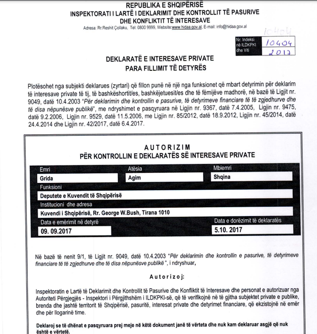 From luxury deputy to moderator/Grida Duma, with expensive car and apartments