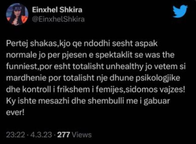 Hyrja e Sabianit në "BBV" bashkë me vajzën/ Einxhel