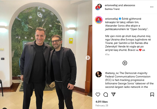 Lapaj e pranon në Amerikë: Jam paguar nga Soros