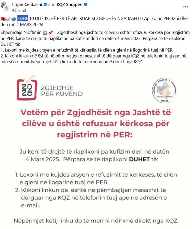 Afati për diasporën përfundon më 4 mars/ KQZ: Edhe 10