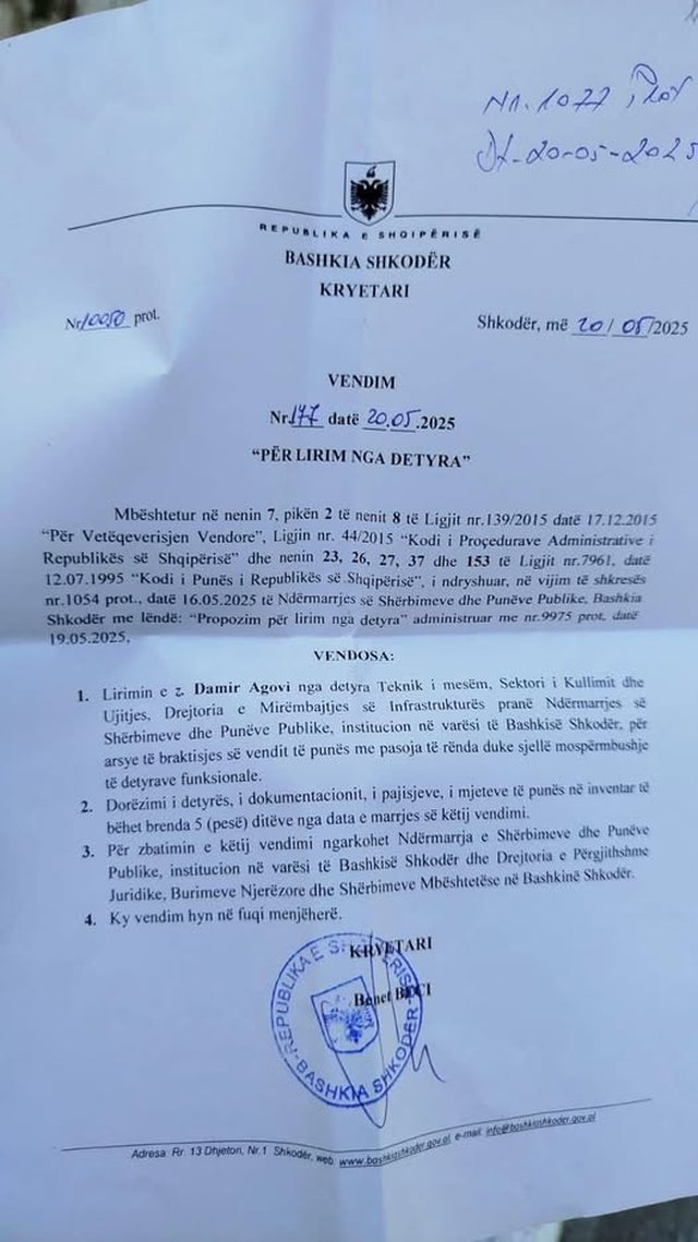 "Ka filluar hakmarrjen politike"/ Denoncimi i PD: Beci po shkarkon nga