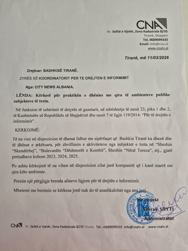 Investigimi/ Zbulohet kompania që ka marrë sipërfaqet publike nga